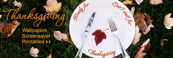 Thanksgiving Wallpapers, Screensaver, Printables